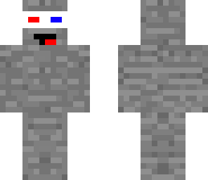 stone block wearing 3d glasses