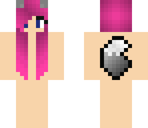 pink hair wolf