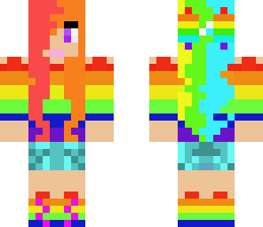 rainbow girl