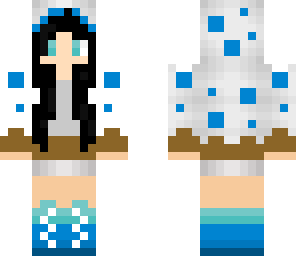 blue cake girl