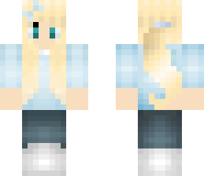 fixed blue hoodie girl