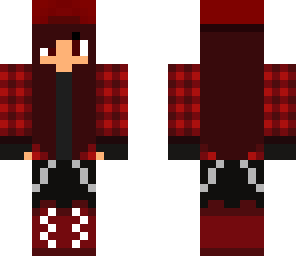 red tomboy girl