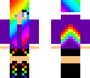 rainbow girl