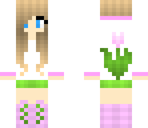 pink tulip girl