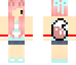 adorable chibi summer girl