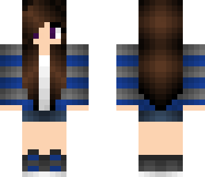 brunette girl striped shirt edited