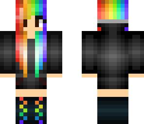 rainbow girl