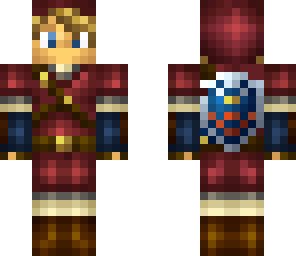 link with red armor