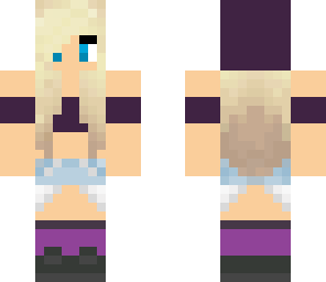 blonde blue eyes  purple