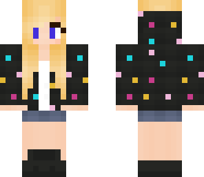 polka dot girl
