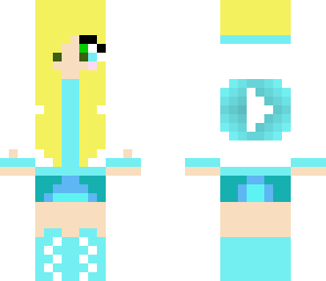 pretty blue youtuber
