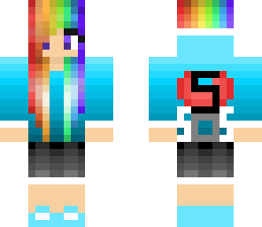 the awesome rainbow girl