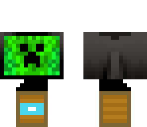 tv with creeper
