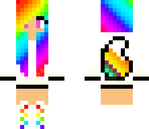 rainbow girl