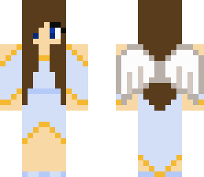 angel girl blue