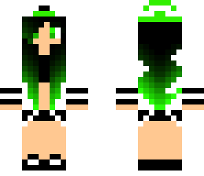 green tomboy girl