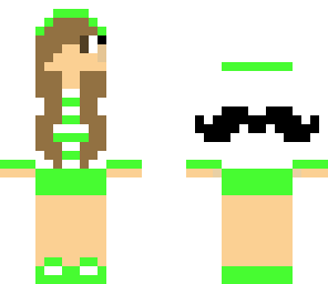 moustache girl
