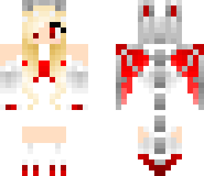 dragon girl red