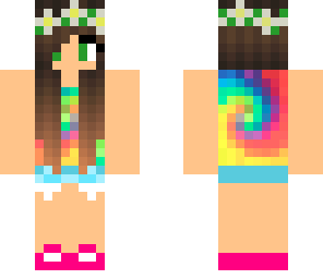 tie dye girl