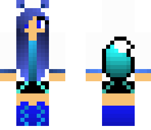 blue wolf girl