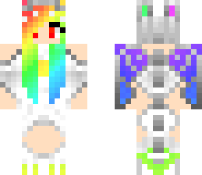 rainbow dragon girl