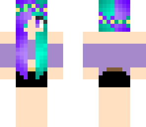 cute ombre hair girl