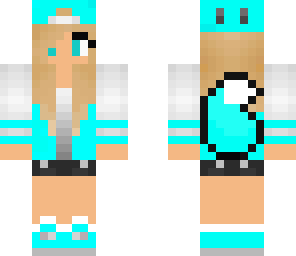 blue wolfgirl