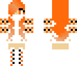 orange catgirl ninja