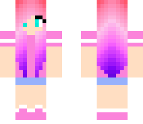 pink hair girl