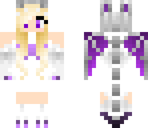 dragon girl purple