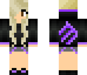 purple monster energy drink girl