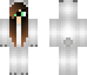 nerdy polar bear girl
