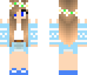 blue spring girl