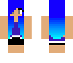 blue girl