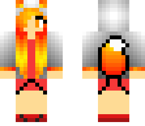 teenage fire fox girl