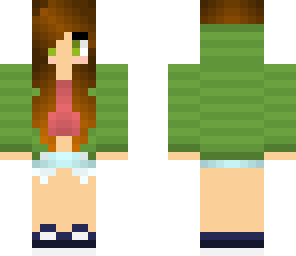 green hooded girl
