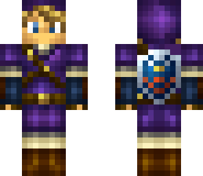 link with purple armor