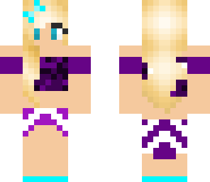 cute purple girl