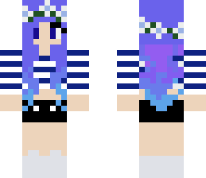 blue hair girl outfit 3