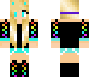 rainbow kitty girl