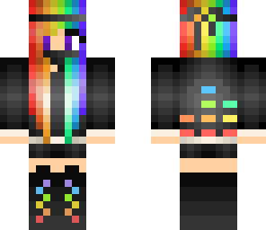 rainbow ninja girl