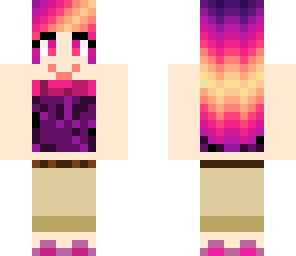 multi colour girl