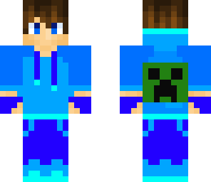 dude with blue jacket and creeper back