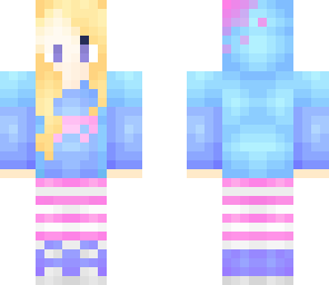 pastel blonde girl old