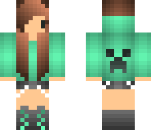 chibi creeper girl edit