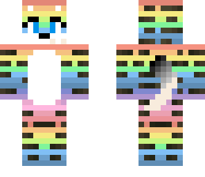 magical rainbow tiger girl