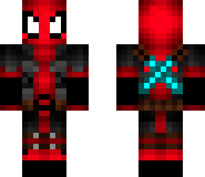 spiderman with diamond swords