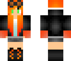 edited flame girl