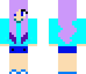 cute blue girl