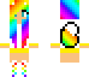 rainbow girl